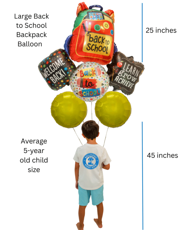 Back to School Book bag Balloon