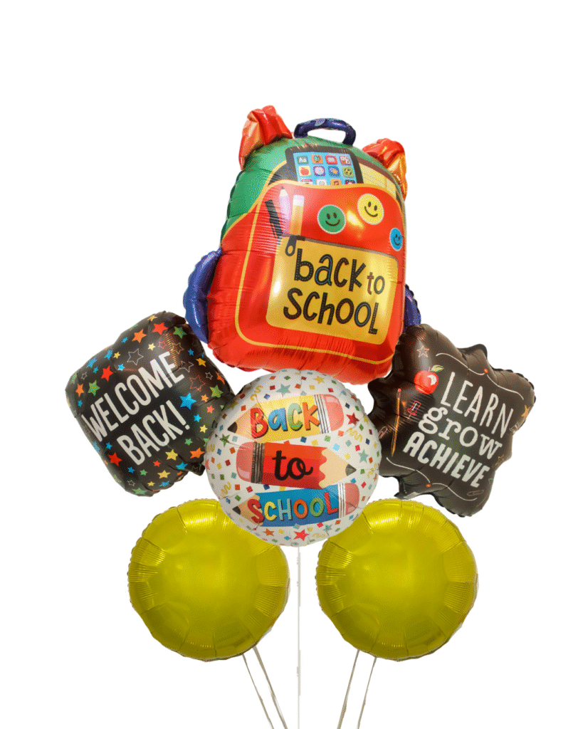 Back to School Book bag Balloon Arrangement