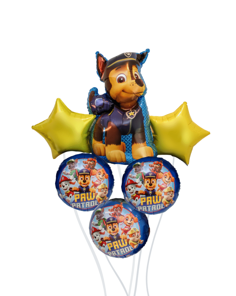 Police Pup Birthday Balloon Bundle