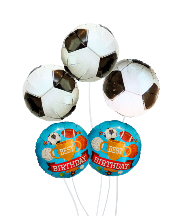 Sports soccer balloons and all sports round balloons Happy Birthday