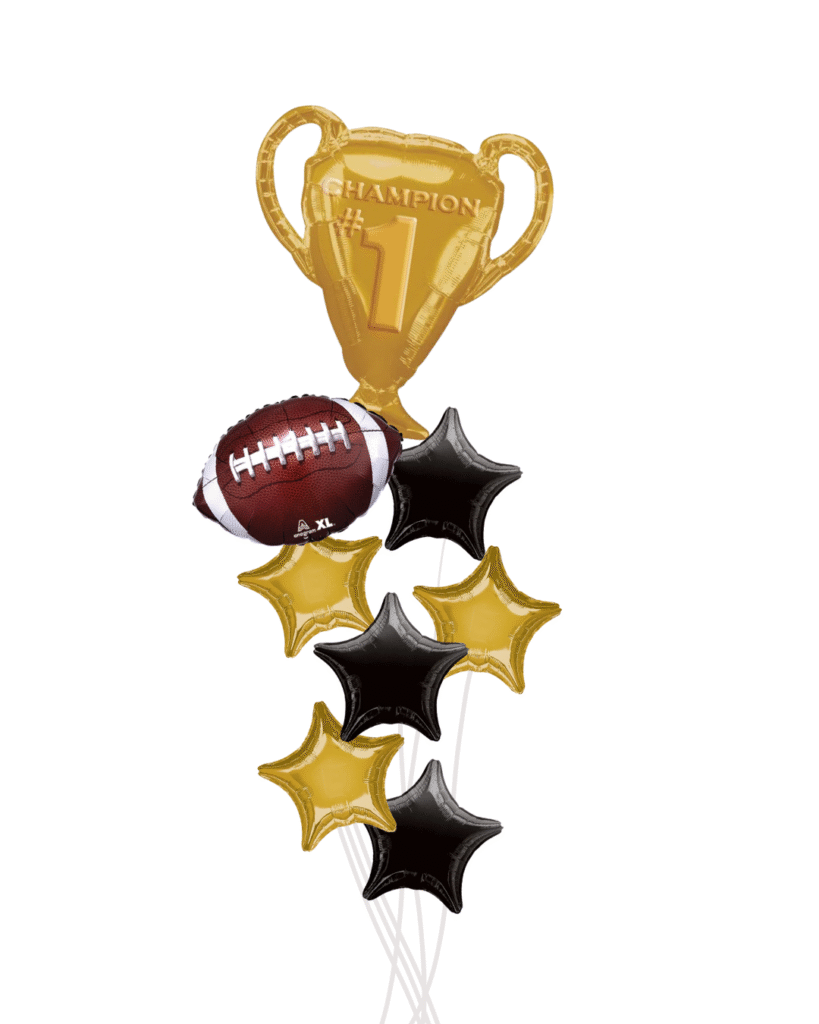 Football Balloon Bouquet Champion