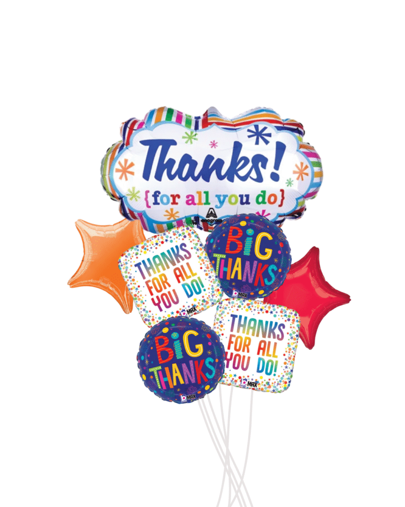Thank you for all you do balloon set