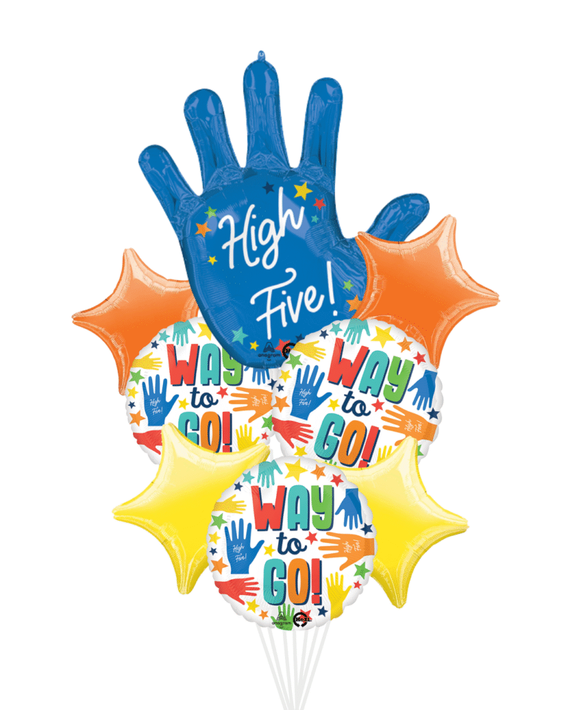 High Five Celebration Balloon Bouquet