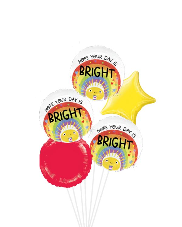 Feel better soon balloon arrangement