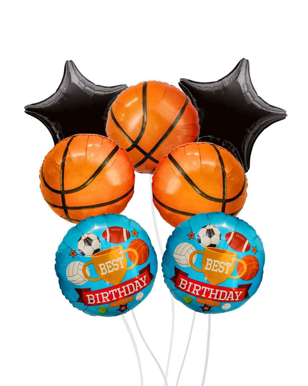 Basketball Star Balloon Bouquet - Image 2