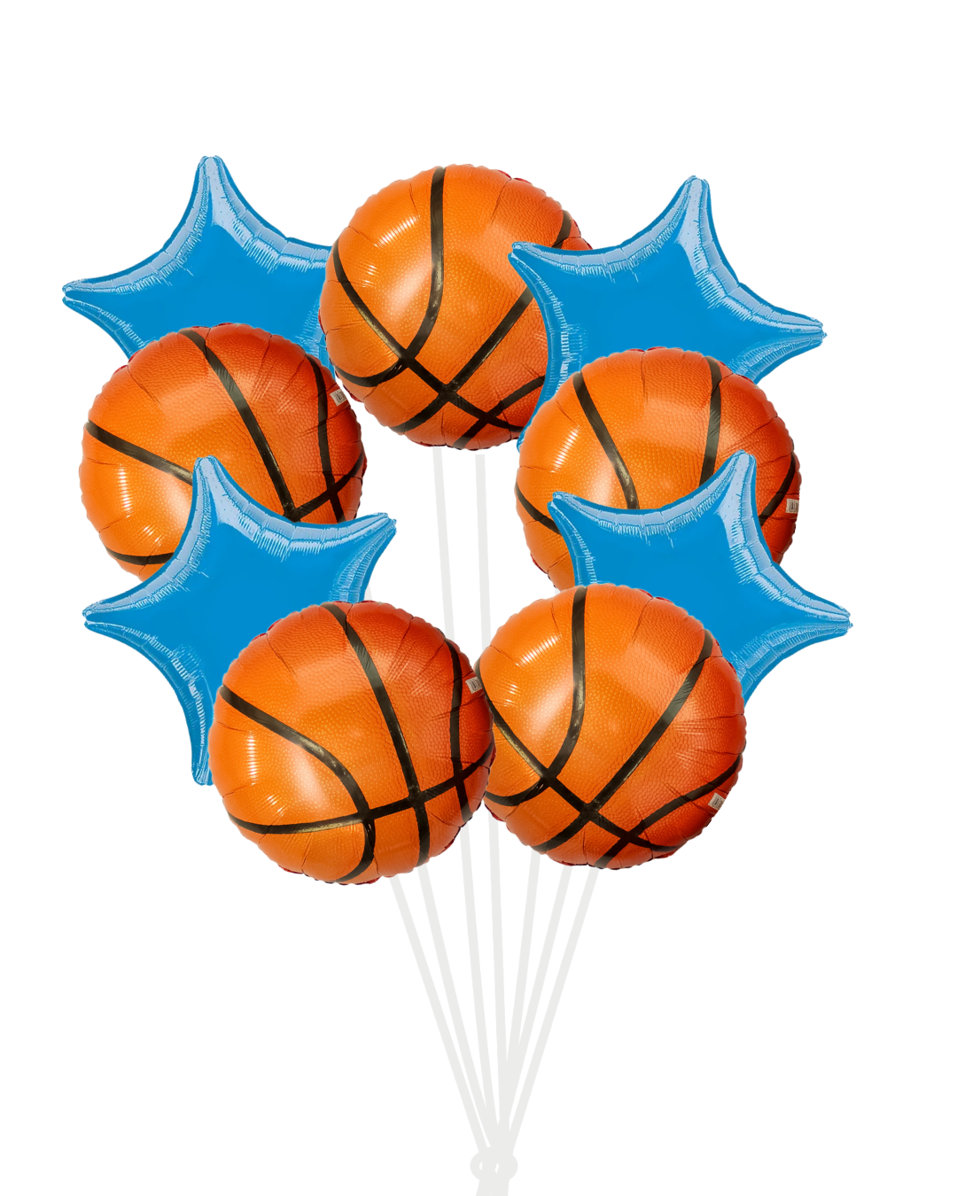 Basketball Blue Star Balloon Bouquet
