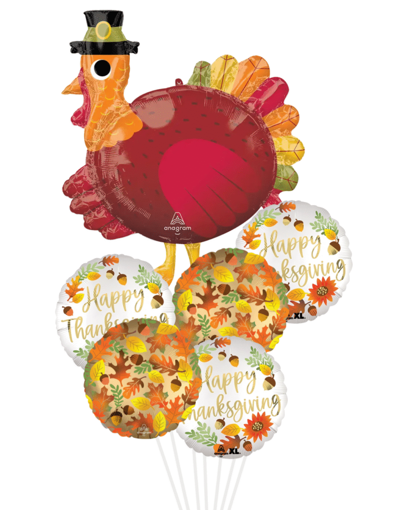 Thanksgiving balloon bouquet