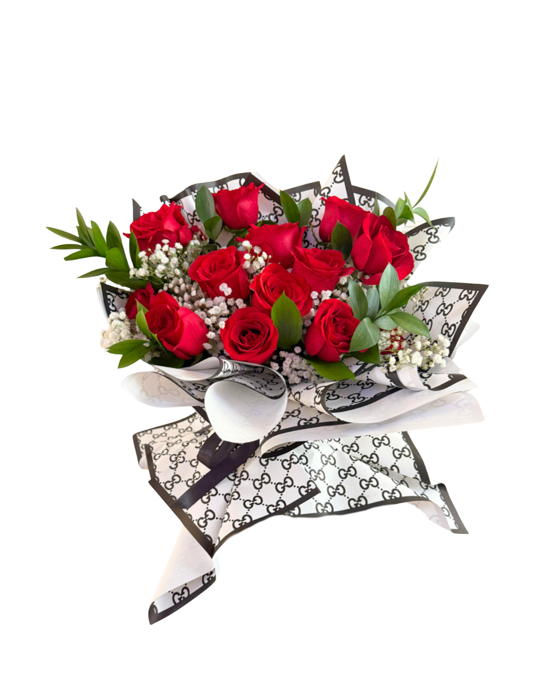 Endless Love Rose & Balloon Bouquet - Image 2