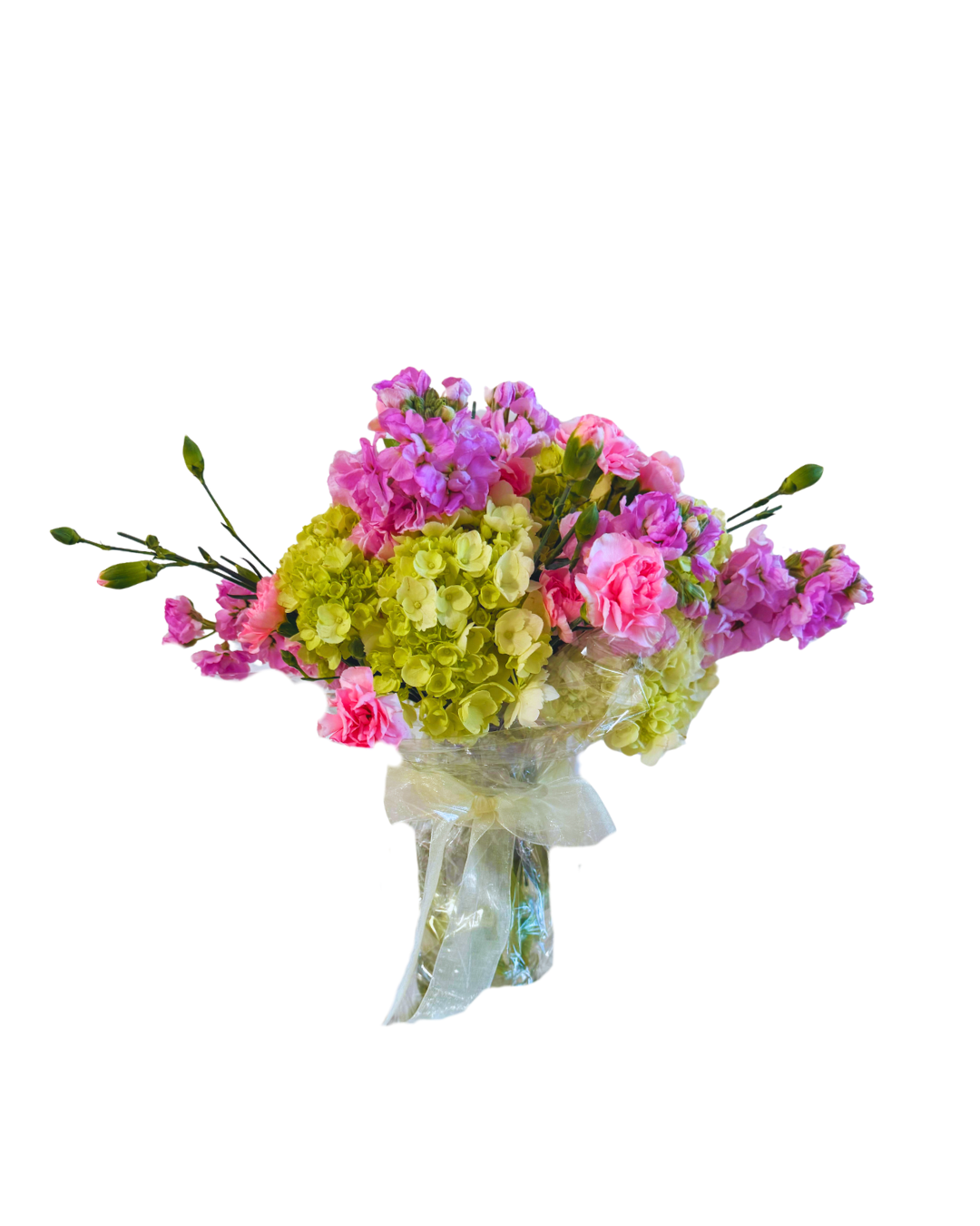 Pastel Hearts & Garden Bloom Bouquet - Image 2