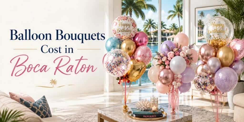 Balloon Bouquets Cost in Boca Raton