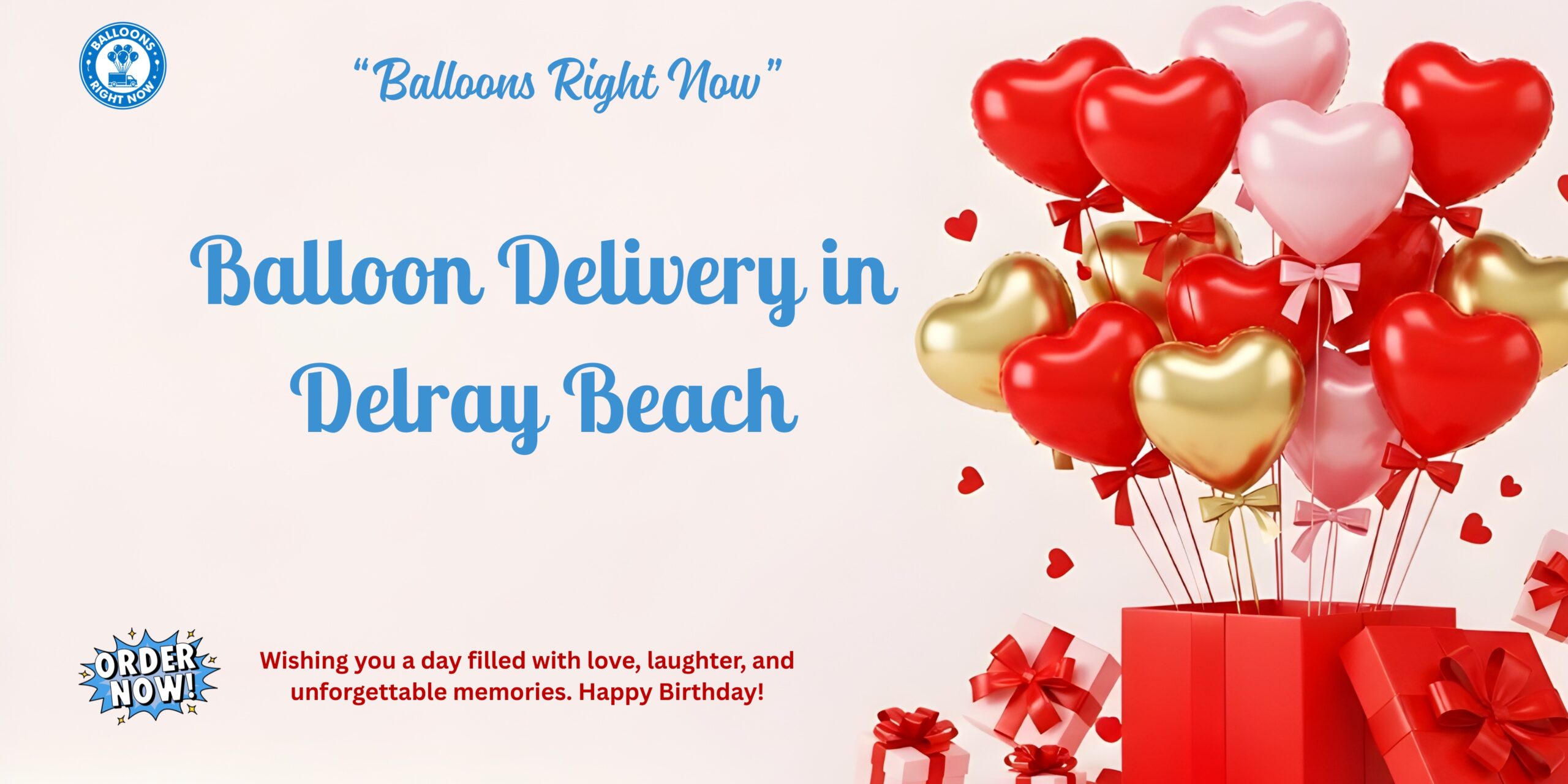 Balloon Delivery Near Me in Delray Beach: